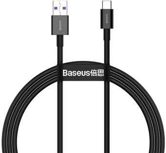 Кабель Baseus USB Type-A - Type-C CATYS-01 (1 м, черный)