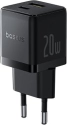 Сетевое зарядное Baseus Palm Fast Charger C+U 20W EU P10111608113-00 (черный)