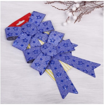 Елочная игрушка Серпантин Звездопад (синий) 185-0313