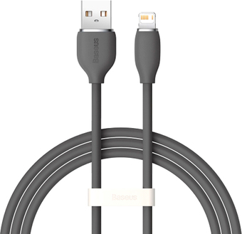 Кабель Baseus Jelly Liquid Silica Gel USB Type-A - Lightning (1 м, черный)