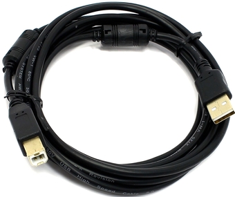 Кабель 5bites USB Type-A - USB Type-B UC5010-030C (5 м, черный)