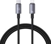 Кабель Usams US-SJ662 USB Type-C - Lightning (1.2 м, черный)