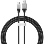 Кабель Baseus CoolPlay Series USB Type-A - USB Type-C (1 м, черный)