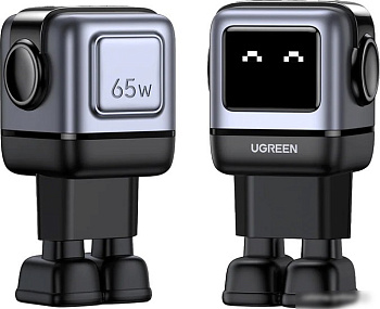 Сетевое зарядное Ugreen Nexode RG 65W CD361 (черный/серый)