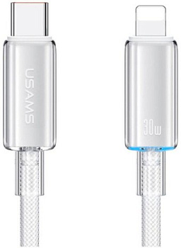 Кабель Usams US-SJ659 USB Type-С - Lightning (1.2 м, белый)