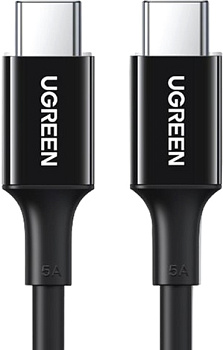 Кабель Ugreen US300 80371 USB Type-C - USB Type-C (1 м, черный)