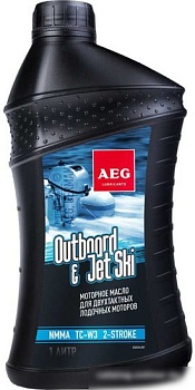 Моторное масло AEG Lubricants Outboard&JetSki 2Т Oil NMMA TC-W3 1л