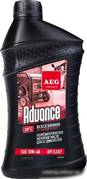 Моторное масло AEG Lubricants Advance SAE 10W-40 API SJ/CF 0.6л
