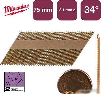 Гвозди для пистолета Milwaukee 4932492610 (2200 шт)