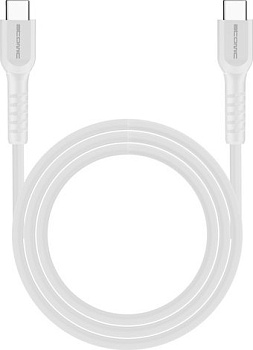 Кабель Atomic Flexstick Stream+ 30.329 USB Type-C - USB Type-C (1.5 м, белый)