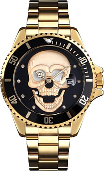 Наручные часы Skmei 9195 (золотистый/черный)