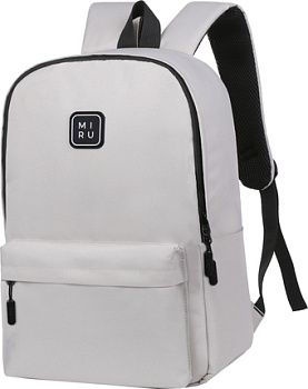 Городской рюкзак Miru City Extra Backpack 15.6 (светло-серый)