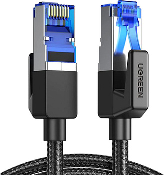 Кабель Ugreen NW153 80431 RJ45 - RJ45 (2 м, черный)