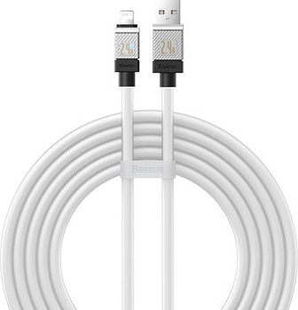 Кабель Baseus CoolPlay Series Fast Charging Cable 2.4A USB Type-A - Lightning (2 м, белый)