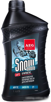 Моторное масло AEG Lubricants SnowMobile 2Т JASO FD 1л