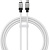 Кабель Baseus CoolPlay Series USB Type-C - Lightning (1 м, белый)