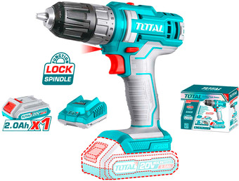 Дрель-шуруповерт Total TDLI200518 (с 1-м АКБ)