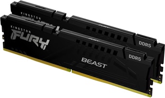 Оперативная память Kingston FURY Beast 2x8ГБ DDR5 5600 МГц KF556C40BBK2-16