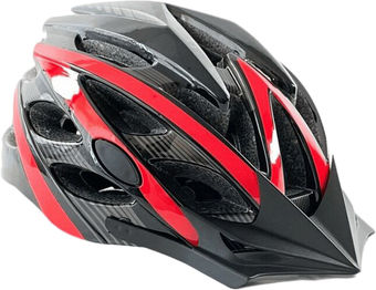 Cпортивный шлем Favorit IN20-M-RD (черный/красный)