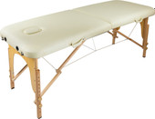 Массажный стол Atlas Sport складной 2-с деревянный 60 см (бежевый)
