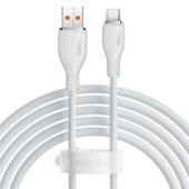 Кабель Baseus Pudding Series USB Type-A - USB Type-C (2 м, белый)