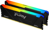 Оперативная память Kingston FURY Beast RGB 2x16ГБ DDR4 3200МГц KF432C16BB12AK2/32