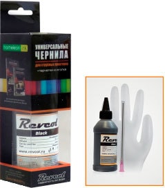 Чернила Revcol 126387 для Epson 100 мл (черный)