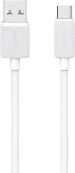 Кабель Usams US-SJ688 USB Type-A - USB Type-C (1 м, белый)