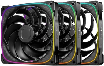 Комплект вентиляторов для корпуса Geometric Future Squama 2503R-14 Triple Pack (черный)