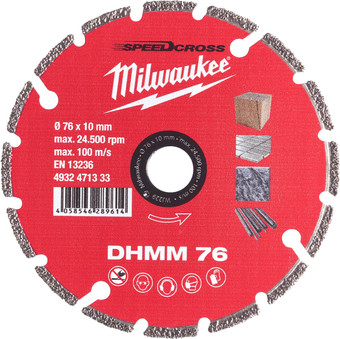 Отрезной диск алмазный Milwaukee DHMM 4932471333