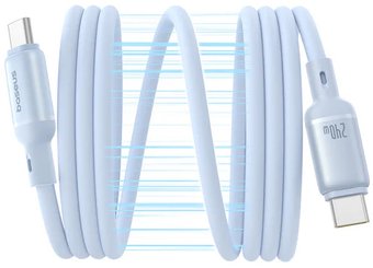 Кабель Baseus PicoGo USB Type-C - USB Type-C (1 м, голубой)