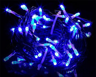 Новогодняя гирлянда ULED ULED-SL-100-24V-(W-F-WW/W)