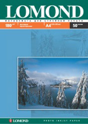 Фотобумага Lomond Матовая A4 180 г/кв.м. 50 листов (0102014)