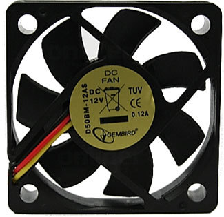Набор вентиляторов Gembird D50BM-12AS