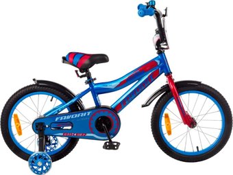 Детский велосипед Favorit Biker BIK-14BR (синий/красный)