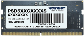 Оперативная память Patriot Signature Line 16ГБ DDR5 5600 МГц PSD516G560081S