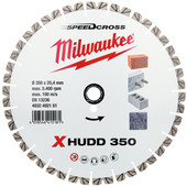 Отрезной диск алмазный Milwaukee Speedcross X-HUDD 350мм 4932492151