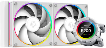 Жидкостное охлаждение для процессора ID-Cooling SL240 White