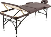 Массажный стол Atlas Sport складной Strong 70 см 3-с алюминиевый (коричневый)
