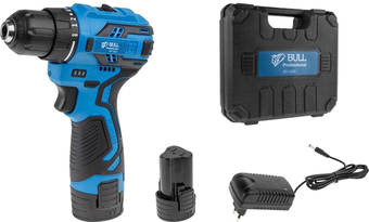 Дрель-шуруповерт Bull SR 1203 (с 2-мя АКБ, кейс)