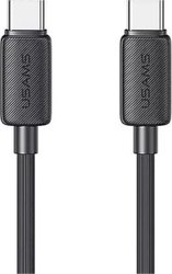 Кабель Usams US-SJ691 USB Type-C - USB Type-C (1 м, черный)