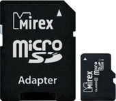 Карта памяти Mirex microSDXC UHS-I (Class 10) 128GB + адаптер [13613-AD10S128]