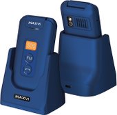 Кнопочный телефон Maxvi E5 up (синий)