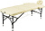 Массажный стол Atlas Sport складной Strong 70 см 3-с алюминиевый (бежевый)