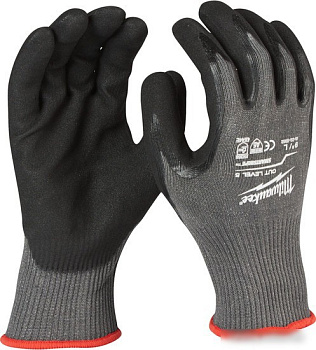 Нитриловые перчатки Milwaukee Cut level 5/E 10/XL 4932471426
