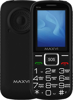 Мобильный телефон Maxvi B21ds (черный)