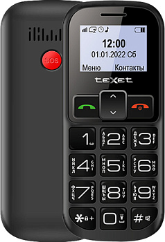 Мобильный телефон TeXet TM-B322 (черный)