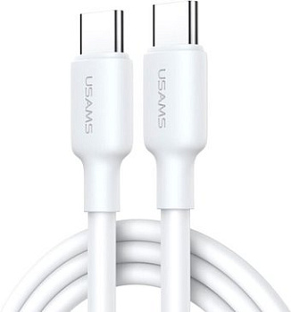Кабель Usams U84 US-SJ614 USB Type-C - USB Type-C (2 м, белый)