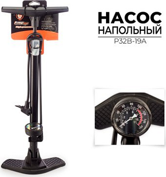 Насос ножной велосипедный BEE P32B-19A