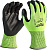 Перчатки хозяйственные Milwaukee Hi-Vis Cut level 4/D 10/XL 4932479929